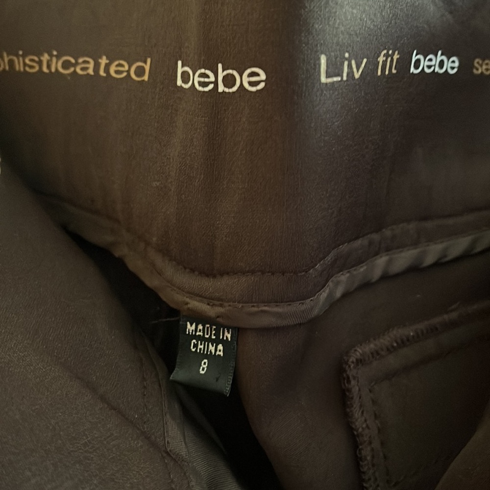 Bebe Brown Pants - Picture 3 of 3